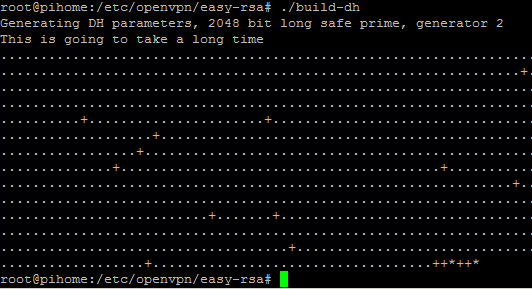 Diffie-Hellman Keys for Your Server Raspberry Pi OpenVPN