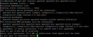 Raspberry Pi Apache 2 Installation