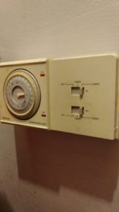 old system was controlled by a basic timed zones controller throughout the basic thermostats.