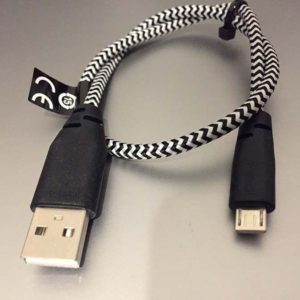 USB cable - USB A to Micro-B 0.4m