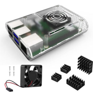 Raspberry Pi 4 Case with Cooling Fan and Heatsink