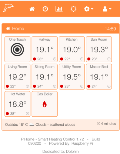 PiHome Installation for 9 Zone Smart Heating 