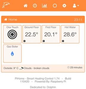 PiHome Version 1.74 Build 110420